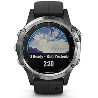 GARMIN 佳明 Fenix 5 Plus 运动手表 银色/黑色 47mm