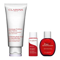 CLARINS 娇韵诗 身体护理3件套(磨砂霜200ml+纤体乳30ml+香醍露15ml)