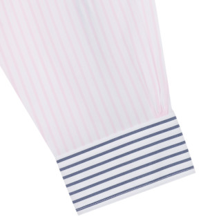Brooks Brothers 1000045929 男士趣味条纹衬衫