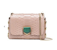 JIMMY CHOO Lockett Mini shoulder bag 女士蛇皮链条包