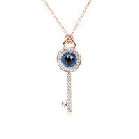 SWAROVSKI 施华洛世奇 DUO EVIL EYE 5437517 恶魔之眼钥匙项链