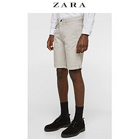 ZARA 01848460806男士棉质百慕大短裤