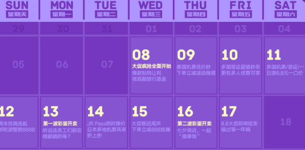 穷游8.8大促 好价一览汇总