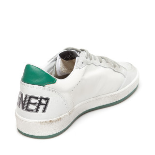 GOLDEN GOOSE 男士经典款做旧绿尾小白鞋