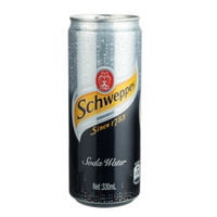 限地区：Schweppes 怡泉 苏打水汽水 330ml*24罐