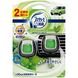 Febreze 纺必适 汽车出风口车载香水空气清新剂 绿色 2ml*2 两瓶装 户外清芬