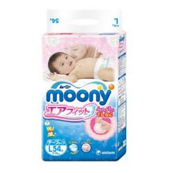 moony 尤妮佳 婴幼儿纸尿裤 L码 54片/包 *4件