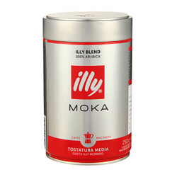 illy 意利 MOKA 中味摩卡咖啡粉 中度烘烘焙 250g