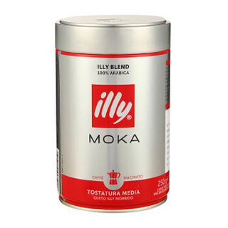 illy 意利 中焙摩卡咖啡粉250g(意大利进口)