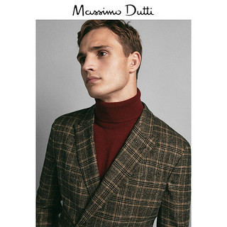 Massimo Dutti 02016218710-23 男士羊毛混纺西装外套 46