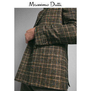 Massimo Dutti 02016218710-23 男士羊毛混纺西装外套 46