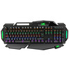 优想 MK915 104键 有线机械键盘 黑色 国产青轴 混光
