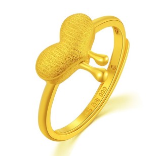 China Gold 中国黄金 心动不止一点系列 足金戒指