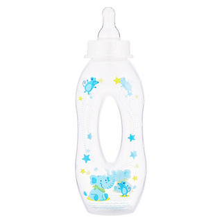 poupy 婴儿塑料易握奶瓶 (250ml)