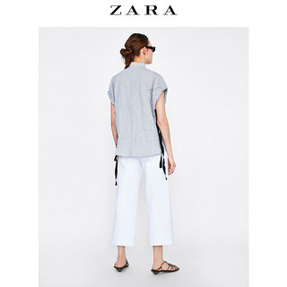 ZARA 01971064071 女士皱痕效果衬衫 M