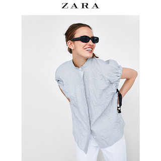 ZARA 01971064071 女士皱痕效果衬衫 XS