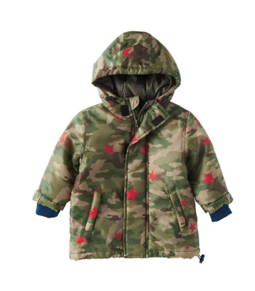 Skipland 斯克莱 迷彩纹儿童保暖夹克