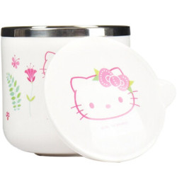 HELLO KITTY 凯蒂猫 儿童单柄不锈钢保温杯子 260ML