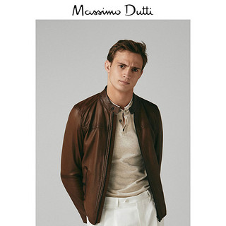 Massimo Dutti 03301101700-23 男士羊皮革夹克 S