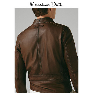 Massimo Dutti 03301101700-23 男士羊皮革夹克 S