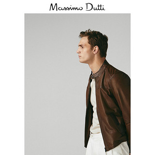 Massimo Dutti 03301101700-23 男士羊皮革夹克 S