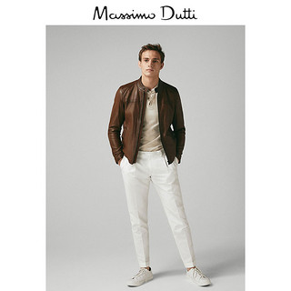 Massimo Dutti 03301101700-23 男士羊皮革夹克 L