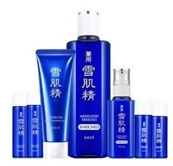 SEKKISEI 雪肌精 基础保养超值组7件套（化妆水360ml+乳液140ml+洗面奶124g+中样4件套）