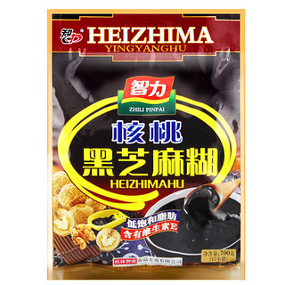 ZHILI 智力 核桃黑芝麻糊700g500g小袋装含糖甜即食营养早餐健康冲饮食品