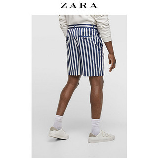 ZARA 00706429060-23 男士条纹短裤 M