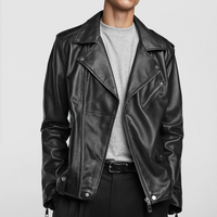 ZARA 00706200800-23 男士山羊皮夹克