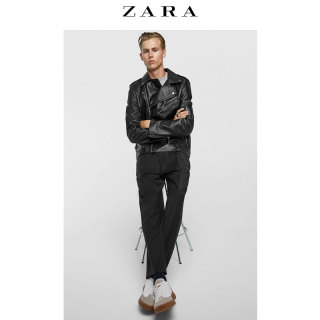 ZARA 00706200800-23 男士山羊皮夹克 M