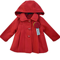  Luvena Fortuna 英国小木马 G8537 女宝宝呢子大衣外套