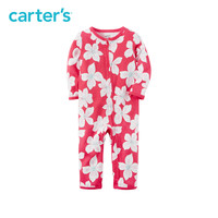 Carter's 条纹长袖连体衣