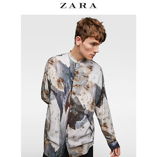 ZARA 01928203807 男士印花垂性衬衫