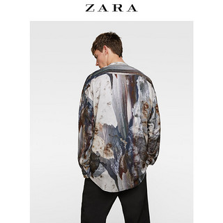 ZARA 01928203807 男士印花垂性衬衫