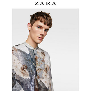 ZARA 01928203807 男士印花垂性衬衫