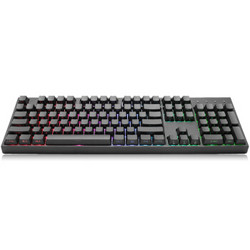 酷冷至尊(CoolerMaster) CK372 RGB机械键盘（红轴）樱桃轴（Cherry轴/RGB/侧透/104键/全键无冲/吃鸡键盘）