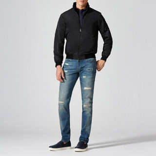 ARMANI JEANS 3Y6B39-6NDHZ 08003110706 男士夹克 黑色 48