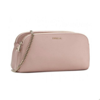 FURLA 芙拉 CAPRICCIO系列 女士链条斜挎包 中号 粉色