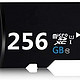 256GB Micro SD SDXC 卡高速 Class 10 存储卡，带 SD 适配器