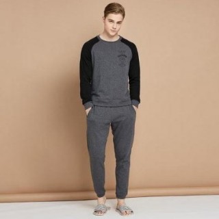 JEANSWEST 真维斯 JW-74-91A501 男士加绒家居服套装