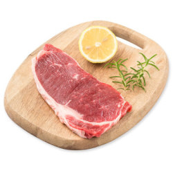 恒都 澳洲草饲原切西冷牛排 750g(5片) *3件