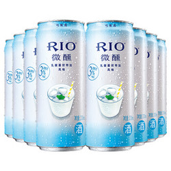 锐澳（RIO）洋酒 预调 鸡尾酒 果酒 微醺系列 3度 乳酸菌味 330ml*8罐 *2件