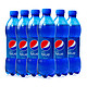 PEPSI 百事  blue 蓝色可乐网红可乐汽水饮料 450ml*6瓶 *4件 +凑单品