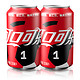 可口可乐 Coca-Cola 汽水 碳酸饮料 330ml*24罐 整箱装