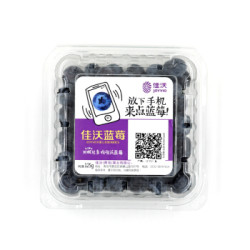 Joyvio 佳沃 国产蓝莓 紫标 4盒礼盒装 125g/盒 新鲜水果