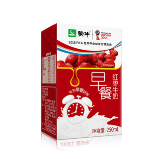 MENGNIU 蒙牛 早餐奶250mL*16盒整箱红枣原麦核桃营养健康学生早餐牛奶 蒙牛红枣250ml*16盒