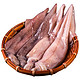 獐子岛 冷冻美国鱿鱼 500g+ 冷冻鲍菇扇贝 120g