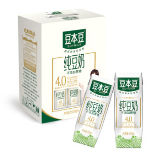 商品豆本豆纯豆奶250ml8盒整箱装