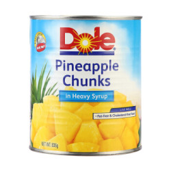 DOLE 都乐 糖水菠萝块罐头836g *7件